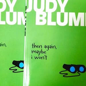 ❤️Iconic, Author #JudyBlume's, then again, maybe I won't."